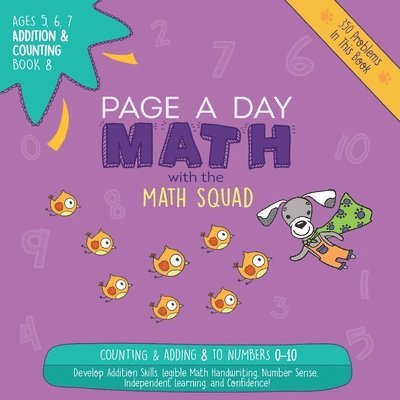 Page A Day Math Addition & Counting Book 8 1