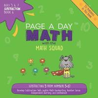 bokomslag Page A Day Math Subtraction Book 6