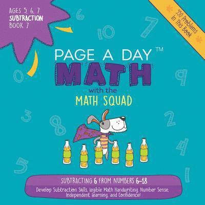 Page A Day Math Subtraction Book 7 1