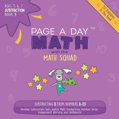 Page A Day Math Subtraction Book 9 1