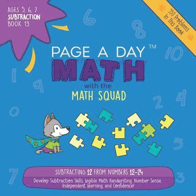 Page A Day Math Subtraction Book 13 1