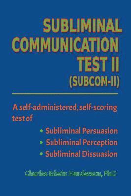 bokomslag Subliminal Communication Test II: SubcomII
