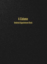 bokomslag 4-Column Undated Appointment Book