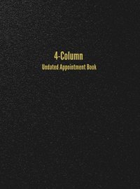 bokomslag 4-Column Undated Appointment Book