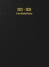 bokomslag 2022 - 2026 5-Year Monthly Planner: 60-Month Calendar (Black) - Large