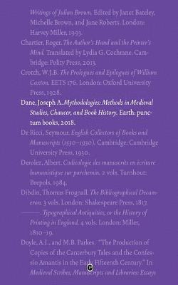 bokomslag Mythodologies: Methods in Medieval Studies, Chaucer, and Book History