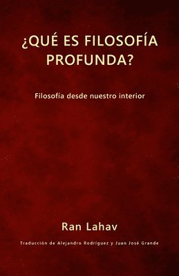 bokomslag ¿Qué es filosofía profunda?