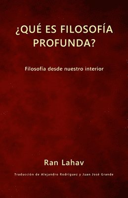 bokomslag ?Que es filosofia profunda?