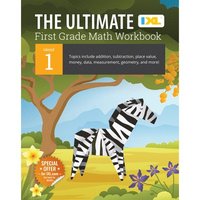 bokomslag The Ultimate Grade 1 Math Workbook: Addition, Subtraction, Place Value, Money, Data, Measurement, Geometry, Bar Graphs, Comparing Lengths, and Telling