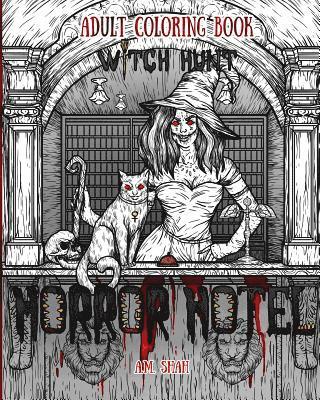 A. M. Shah - Adult Coloring Book Horror Hotel: Witch Hunt, Häftad