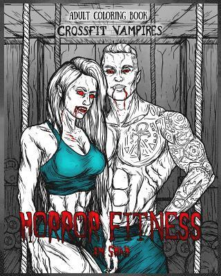 bokomslag Adult Coloring Book Horror Fitness