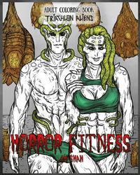 bokomslag Adult Coloring Book Horror Fitness