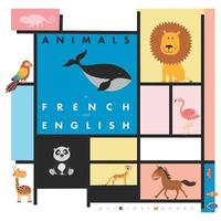 bokomslag Animals in French and English