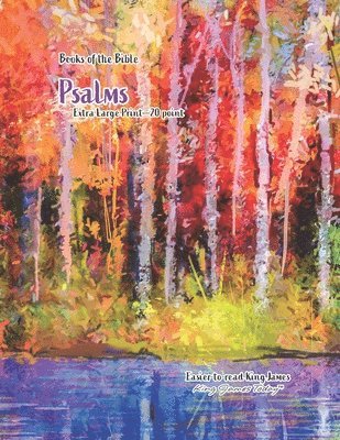 bokomslag Books of the Bible Psalms Extra Large Print 20 Point: Easier-To-read King James, King James Today