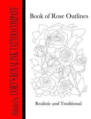 bokomslag Book of Rose Outlines: Book of rose outlines coloring book