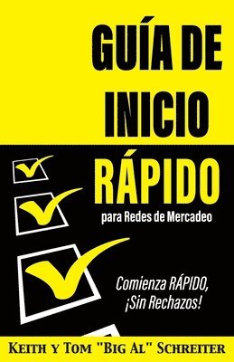 Keith Schreiter, Tom Big Al Schreiter, Keith, Schreiter, Tom "Big Al", Schreiter, Tom "Big Al" Schreiter - Guía de Inicio Rápido para Redes de Mercadeo, Häftad