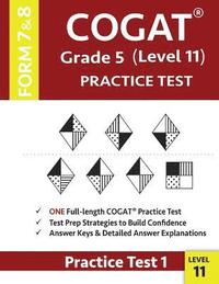 bokomslag COGAT Grade 5 Level 11 Practice Test Form 7 And 8