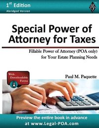 bokomslag Special Power of Attorney for Taxes
