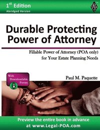 bokomslag Durable Protecting Power of Attorney