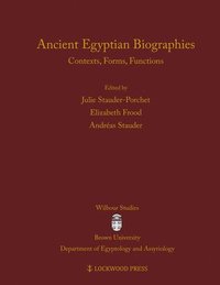 bokomslag Ancient Egyptian Biographies