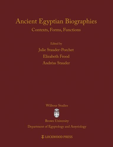 bokomslag Ancient Egyptian Biographies