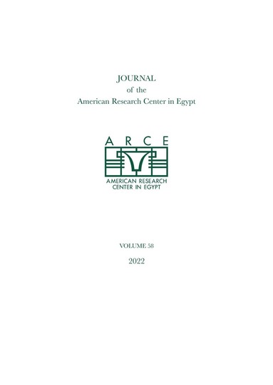 bokomslag Journal of the American Research Center in Egypt, volume 58