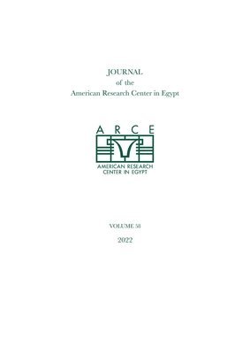 Journal of the American Research Center in Egypt, volume 58 1