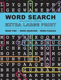 bokomslag Word Search Books for Adults: Extra Large Print Word Find - Word Searches - And Word Puzzles