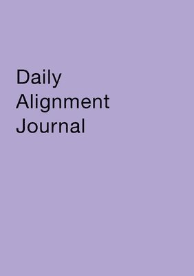 bokomslag Daily Alignment Journal