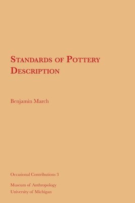 bokomslag Standards of Pottery Description