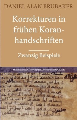 bokomslag Korrekturen in frhen Koranhandschriften