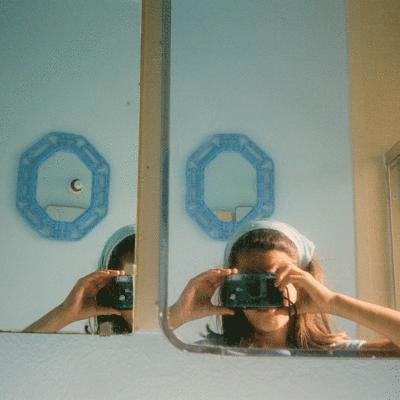 Anne Collier: Women with Cameras (Self Portrait) 1