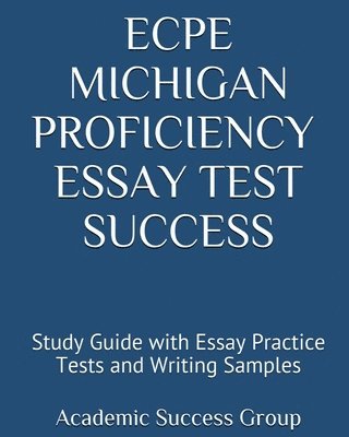 bokomslag ECPE Michigan Proficiency Essay Test Success