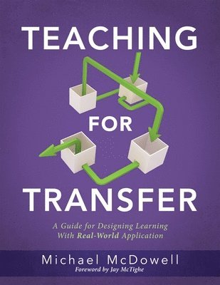 bokomslag Teaching for Transfer: A Guide for Designing Learning with Real-World Application (a Guide to Instructional Strategies That Build Transferable Skills