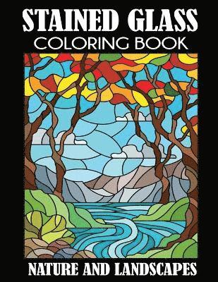 bokomslag Stained Glass Coloring Book