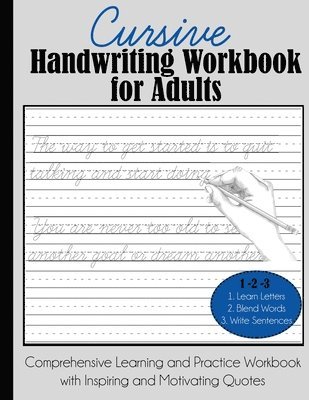 bokomslag Cursive Handwriting Workbook for Adults