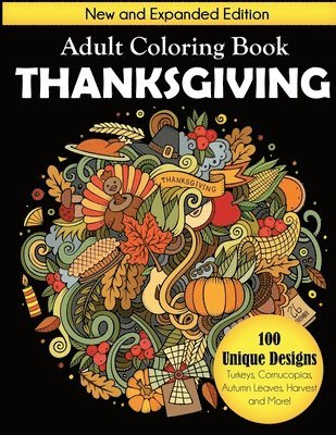 Thanksgiving Adult Coloring Book 1