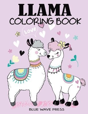 bokomslag Llama Coloring Book