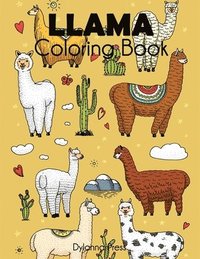 bokomslag Llama Coloring Book