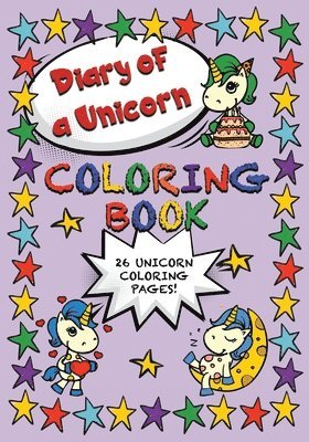 Connor Hoover - Diary of a Unicorn Coloring Book, Häftad