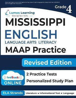 bokomslag Grade 4 English Language Arts Literacy (ELA) Practice Workbook and Full-length Online Assessments