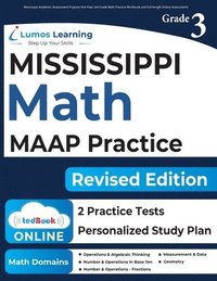 bokomslag Mississippi Academic Assessment Program Test Prep: 3rd Grade Math Practice Workbook and Full-length Online Assessments: MAAP Study Guide