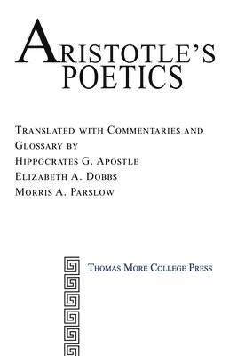 Aristotle's Poetics, Häftad