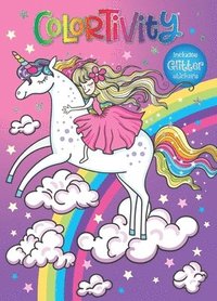 bokomslag Colortivity: Unicorn with Glitter Stickers