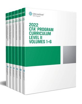2022 CFA Program Curriculum Level II Box Set 1