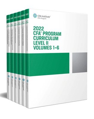 Cfa Institute: 2022 Cfa Program Curriculum Level II Box Set
