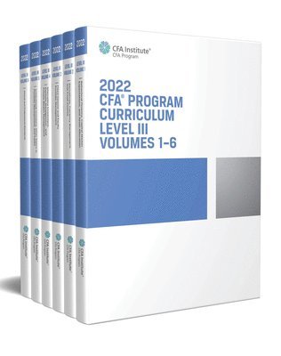 2022 CFA Program Curriculum Level III Box Set 1