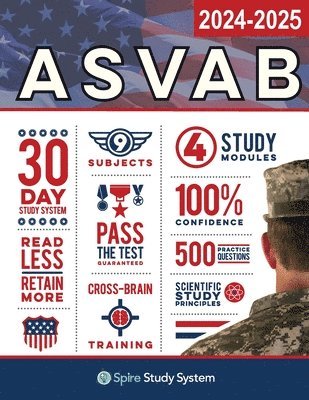 Spire Study System, Asvab Study Guide, Spire Study System,, ASVAB Study Guide, - ASVAB Study Guide, Häftad