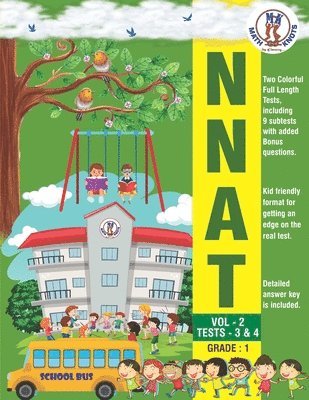bokomslag NNAT - Grade 1 - VOL - 2 - TESTS - 3 & 4