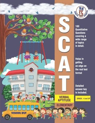 bokomslag SCAT Verbal Aptitude - Grades 4 and Up